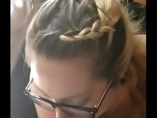 Lush Inexperienced With Glasses POV Buns