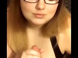 Lush Girl With Glasses POV Blowjob