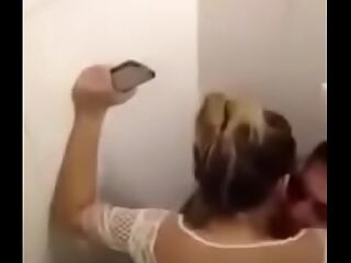 Caught pounding in public wc