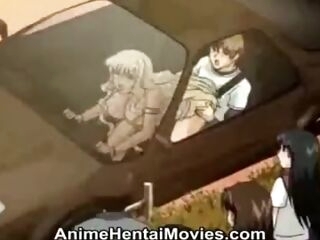 Anime girl receive assfuck penetration