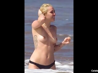 Miley Cyrus Frontal Naked And Naughty Flick