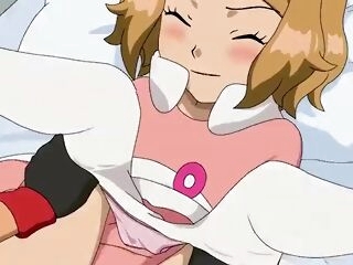 Pokemon Nurse Serena (edited gif for audio) (original content is not mine)