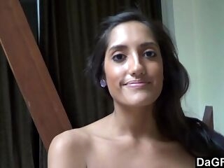 Pov fuck with a beautiful latina during a audition