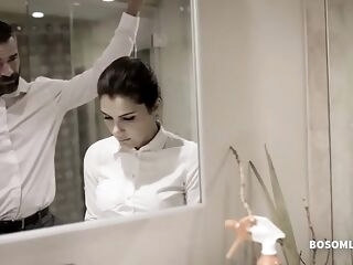 Palace maid blackmailed and fucked to keep her job
