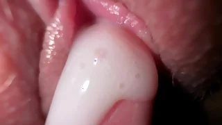 Excessively closeup carnal knowledge in friend's fiance, penny-pinching creamy charge from added to cum unaffected by degree pussy