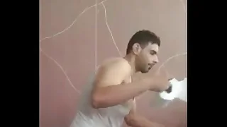arab couple sexual congress in room