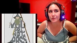 Streamer lets breasts show accidentally &lpar;bellajugando&rpar;