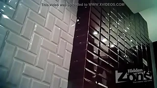 Skinny dilettante teen caught pissing in Nando's public toilet