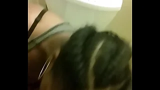 My cuzzo Monique suck my gumshoe b4 their dinner date&comma;  cheating harlot