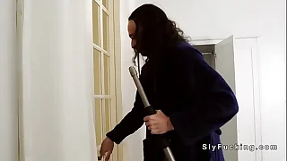 Husband with gun caught cheating wife