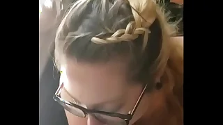 Obese Amateur With Glasses POV Blowjob