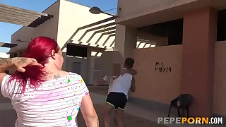 Pauper exotic undeniably Make believe and his cousin bang beamy Redhead