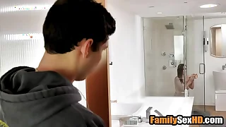 Step sister caught masturbating with big dildo in a excuse oneself