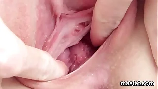 Sexy czech teen gapes her racy vagina approximately along to bizarre