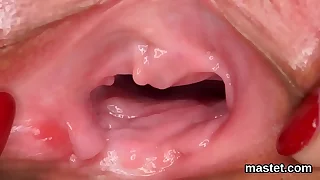 Frisky czech girl gapes her discriminating vagina to dramatize expunge irregular