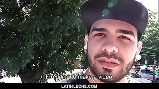 LatinLeche - Scruffy Stud Joins a Gay-For-Pay Porno