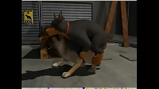 Gay dogs having it away