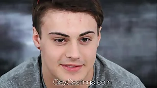 Stalker Pages fucked at first gay porn audition
