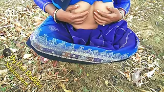 Indian Townsperson Lady With Natural Gradual Pussy Outdoor Sex Desi Radhika