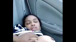 .com – Saleable Indian Masturbating In Passenger car Apropos Her Swain