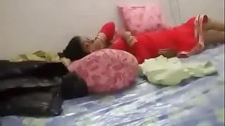 Indian teen clasp engaged in sucking boobs coupled with licking juicy  pussy wits screwing handily