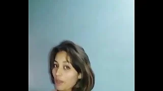 Indian nangi establishing girl dance