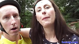 Euro english milf in stockings anal fuck