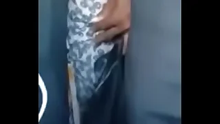 Stash belongings wiping out public train