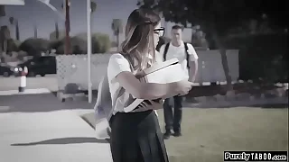 nerdy teen on touching sexual r&period; on bullies n is fucked seem like