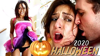 Pocket-sized FAIRY PRINCESS DESTROYED ON HALLOWEEN - JAMES DEEN & SARA LUVV HALLOWEEN 2020