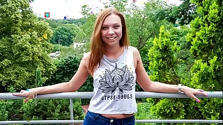 QUEST FOR ORGASM - Natural tits girl Morgan Rodriguez fingers pussy solo