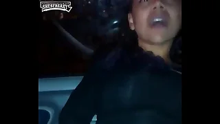 Squirting in the car